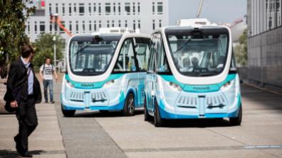 Small, driverless buses